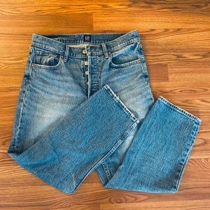 Gap 8/29P Cheeky Straight High Rise Button Fly Jeans